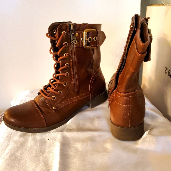 Guess Shoes - GUESS Brown boots 7.5 EUC